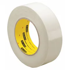 3M 5423 is a transparent UHMW slick surface tape with a rubber adhesive on a polyethylene film. It provides a low-friction, wear-resistant surface for reducing material drag and noise on chutes, guides, and conveyor beds in packaging, material handling, and automation applications.