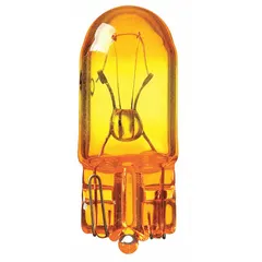 194NA-10PK T3-1/4 Wedge Base Lamp, Amber, 14V AC