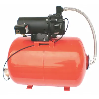 Dayton Convertible Jet Pump System: Single Phase, 115/230V AC, 1/2 hp - Convertible Well Jet Pump Systems