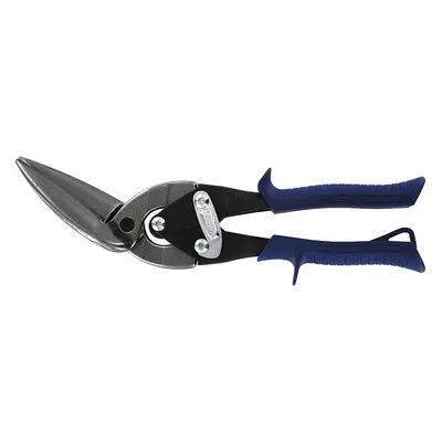 MIDWEST SNIPS Aviation Snip: Straight, 10 1/2 in Overall Lg, 2 1/2 in Cutting Lg, Steel - Aviation Snips