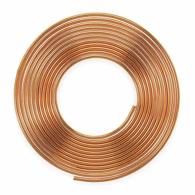 STREAMLINE Tubing: Copper, 3/4 in, Type K, 60 ft - High-Pressure Type K Copper Tubing for Plumbing