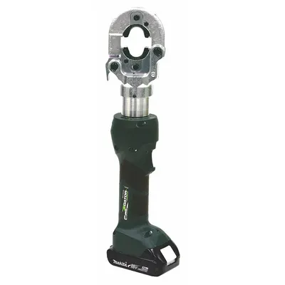 GREENLEE Cordless Crimping Tool Kit: 18 V, Die Head, 600 kcmil Max Copper, For W Dies - Greenlee Crimpers