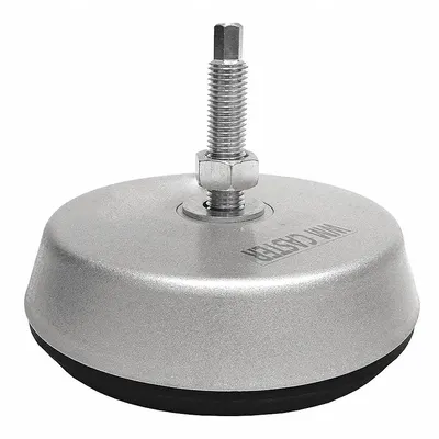 WMI Male-End Leveling Mount: Fixed Stud, M16 Thread Size, 6.3 in, 6,700 lb Capacity - Vibration-Damping Male Leveling Mounts
