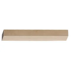 This WESTWARD lathe tool blank is a bright (uncoated) cobalt blank with an overall height of 3/16 in and overall width of 3/16 in. It is used in machining operations for grinding into custom cutting tools for turning, facing, and boring applications on lathes.