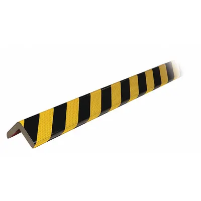 KNUFFI Corner Guard: Polyurethane Foam, Flat Shape, 39 in Overall Lg, 0.5 in Overall Thick - Corner Protectors
