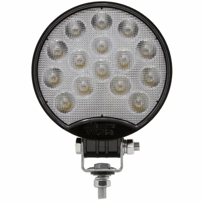 MAXXIMA Vehicle Work Light: Round, Flood, LED, Bolt, Blunt Cut Wires, Universal - Vehicle Floodlights