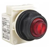 SCHNEIDER ELECTRIC Pilot Light: 30 mm Panel Mounting Size, Red, LED, 9001SK Series (MPN 9001SKP7LRR31)