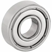 EZO Miniature Ball Bearing: R4, Dbl Shield, 1/4 in Bore, 5/8 in OD, 0.196 in Wd, 302°F Max Temp (MPN SR4ZZA3MC3SRL)
