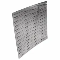 METACAULK Firestop Sheet (MPN 66320) is a silver sheet/panel measuring 3 ft by 3 ft, designed for floor applications. It provides a 4-hour fire rating to seal openings and penetrations, helping contain flames and smoke in commercial and industrial buildings