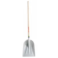 TRUE TEMPER Grain Scoop: 3 Ribs, Plastic, #12 Blade Size, 14 1/4 in Blade Wd, 17 3/4 in Blade Lg (MPN 1680100GR)