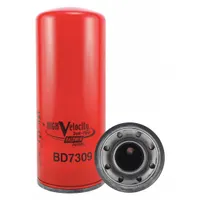 BALDWIN FILTERS Oil Filter: BD7309, LF9009, 2 1/4"-12 Thread Size, 11 7/16 in Overall Ht, Oil