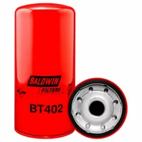 BALDWIN FILTERS Oil Filter: BT402, 1 1/8"-16 Thread Size, 9 1/8 in Overall Ht, 4 1/4 in Outside Dia