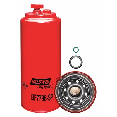 BALDWIN FILTERS Fuel Filter: Spin-On, 3 11/16 in Outside Dia, 1"-14 Thread Size - Spin-On Fuel Filters