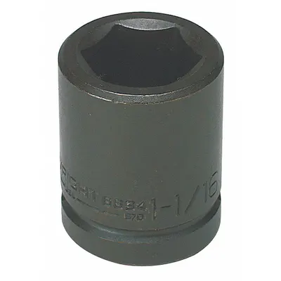 WRIGHT TOOL Impact Socket: 3/4 in Drive Size, SAE, 2 1/2 in Socket Size, 6-Point, Std - 3/4" Drive Impact Sockets