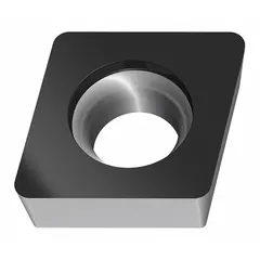 Diamond indexable turning insert for precision machining of non-ferrous materials, composites, and abrasive alloys. Features RK6 geometry and WKK20S grade for wear resistance and surface finish in turning, boring, and profiling operations.