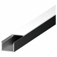 Channel Bundle: Silver, 4 ft Lg, 0.74 in Wd, 0.57 in Ht (MPN DI-CHB-S2-48AL)