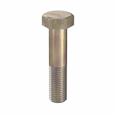 LINDSTROM Hex Head Cap Screw: Steel, Class 10.9, Zinc Yellow, M27, Metric, 120 mm lg - Class 10.9 Steel Hex Head Cap Screws