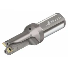 Indexable drill bit with 25.00 mm diameter, designed for general drilling operations in metalworking and industrial machining. Uses indexable inserts for cost-effective cutting. Suitable for producing holes in a range of materials in manufacturing environments.
