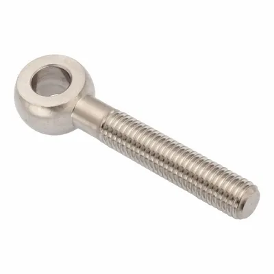 AMPG Fixed Rod End: Stainless Steel, Plain, 110 mm Hole Center-to-End Lg - Stainless Steel Male Threaded Fixed Rod Ends