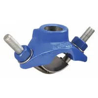Saddle Clamp: For 1 1/4 in – 1 3/8 in Outside Dia, 1 Strap, 3/4 in CC Outlet, For 1 in – 1 in Pipe (MPN 31500013907000 CC)