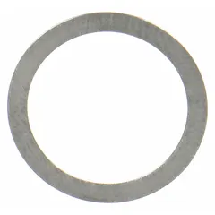 This 19-piece arbor shim assortment consists of inch-sized steel shims with an inside diameter of 1.375 in and an outside diameter of 1.875 in. Thickness tolerance is +/-0.0025 in, inside diameter tolerance is +0.011/-0.000 in, and outside diameter tolerance is +/-0.002 in. Used for spacing and aligning machine components such as bearings, gears, and pulleys on shafts.