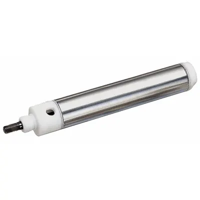 SPEEDAIRE Air Cylinder: 3/4 in Bore, 5 in Stroke, Non-Repairable, Stainless Steel - Double End Mount Cylinders