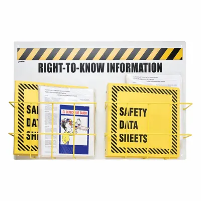 BRADY Information Station: Information Station, 20 in Overall Ht, 29 in Overall Wd - Safety