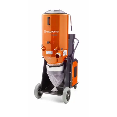 HUSQVARNA Dust Extractor: 480 V AC, 353 cfm, 3 in Hose Dia., 11 1/2 hp, HEPA - Industrial Silica Dust Collectors