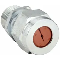 Liquid Tight Cord Connector: Steel, 1/2 in MNPT, 0.13 in to 0.19 in, Silver, 1 3/4 in Overall Lg (MPN SHC1020ZP)