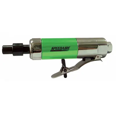SPEEDAIRE Die Grinder: Straight Tool, 0.3 hp Horsepower, 31,000 RPM Max. Speed - Air-Powered Straight Die Grinders