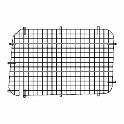 WEATHER GUARD Van Window Screen: Van Window Screen, Steel, 46 in Overall Wd, 30 in Overall Ht - Van Window Screens