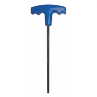 WESTWARD Hex Key Set: 6 - 10 Pieces, T, Metric, Single Ball End, Long, 8 Pieces, Black Oxide, 8 Tips