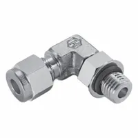 HAM-LET Compression Fitting Adapter: 5/8 in OD x 7/8 in Pipe Fitting Size, Tube x ORB (MPN 769LOB SS 5/8X7/8-14 POS)