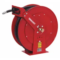 Spring Return Hose Reel: 35 ft (1 in I.D.), 1 in MNPT, 250 psi Max Op Pressure, Nickel Plated Steel (MPN FD84035 OLP)