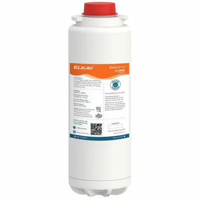 ELKAY Quick-Connect Water Filter: 0.5 micron, 1.5 gpm, 1,500 gal - Quick-Connect Drinking Fountain & Beverage Machine Water Filters