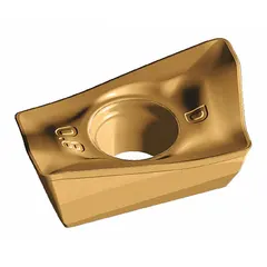 Parallelogram indexable milling insert for high-feed face and shoulder milling. Suitable for roughing and semi-finishing operations in steel, stainless steel, and cast iron. Features ADMT geometry with strong cutting edges for industrial machining applications.