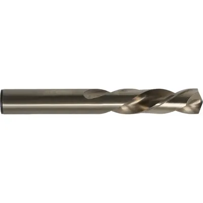 CLE-LINE Mechanics Length Drill Bit: 1/4", 135° Split Point, Straw/Bronze Cobalt - Left-Hand Cobalt Mechanics-Length Drill Bits
