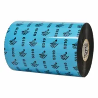 THERMAL TRANSFER RIBBON: Zebra, 4.33 in Ribbon Wd, 1,476 ft Ribbon Lg, 1 in Core Dia., Black, Wax (MPN 05319BK11045)