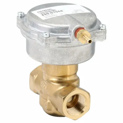 Siemens Pneumatic Control Valve: 2.5 Cv Flow Rate, 2-Way, 1/2 in Female NPT, Spring Return - 2-Way NPT Connection Zone Valves