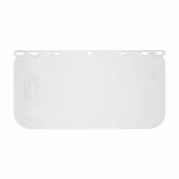 MCR SAFETY Face Shield Visor: 15 in Overall Wd, 8 in Overall Ht, 0.04 in Overall Thick, Clear (MPN 485400)