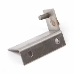 OEM replacement door hinge for commercial ovens. Used to maintain proper door alignment and seal, supporting consistent oven performance in foodservice and industrial kitchen environments.