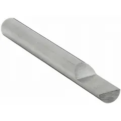 This single-end carbide engraving tool blank is made from carbide grade 710 for wear resistance. It has a 5/16" diameter, 2-1/2" overall length, and 1/2" split length. Used for precision engraving, marking, and machining on hard materials such as metals, plastics, and composites in industrial part marking, mold making, and metalworking applications.