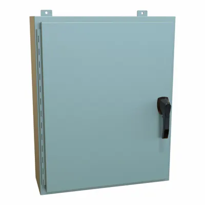 HAMMOND Enclosure: Steel, 30 in x 24 in x 8 in, NEMA 12/13/3R/4, Solid Cover - Steel Washdown Enclosures