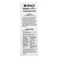 Printhead cleaning kit for Brady label printers. Includes cleaning swabs. Compatible with BMP1, BMP71, M611, TLS2200, and TLS-PC LINK printer series. 5-pack