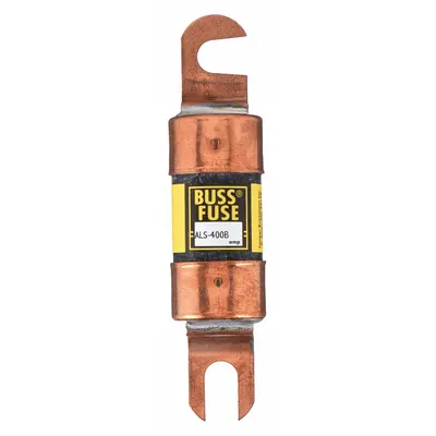 BUSSMANN Forklift Limiter Fuse: ALS Series, Bolt-On, Gen Purpose, 400 A, 48 V DC - Fast-Acting & General Purpose Bolt-On Fuses