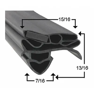 TRUE MFG Wide Gasket: Mfr Part # 811135 - True Mfg Parts for Refrigerators & Freezers