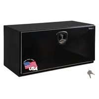 BUYERS PRODUCTS Underbody: Underbody Truck Box, Single Drop-Down Door Door, 24 in Overall Dp, Black (MPN 1754803)