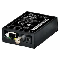 The ALTRONIX EBRIDGE1CR is an IP over coax receiver that accepts 12 to 24V DC or 16 to 24V AC input. It enables IP signal transmission over existing coaxial cable infrastructure, simplifying network integration in access control and security systems
