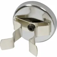 Ceramic Magnets: Encased with Clip, 0.28 in Thick, 1 13/32 in Outside Dia, Round (MPN MX1500NP01)