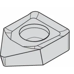 Square (S) indexable milling insert for general-purpose face and shoulder milling. Designed for use on steel, stainless steel, and cast iron in industrial machining operations. Features a 12 mm cutting edge length and 5 mm thickness with chipbreaker geometry for medium to heavy roughing.